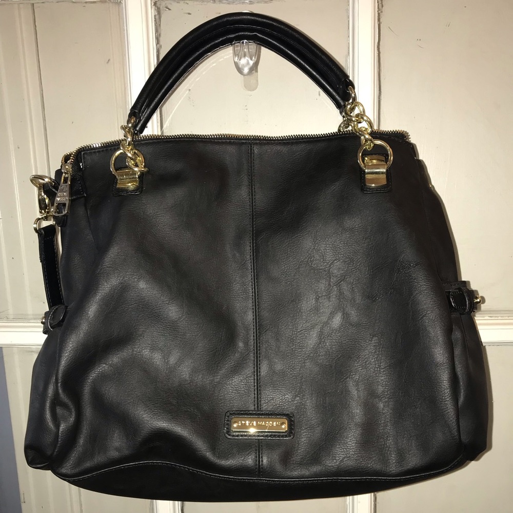 Steve Madden black purse // all offers welcome!